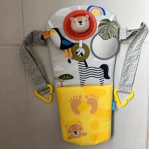 Car seat toy, behind driver/passenger seat toy attached